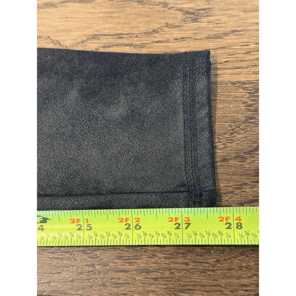 Spanx Faux Leather Leggings Women’s Size M Black Glossy Coated High Waist - Picture 10 of 11